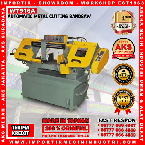 Cutting Band saw 9" Inch Mesin Potong Besi Logam Made in Taiwan AKS -