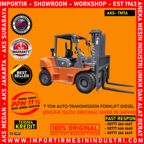 NEW Forklift Manual Transmission Isuzu Japan 7 Ton AKS - TM7A