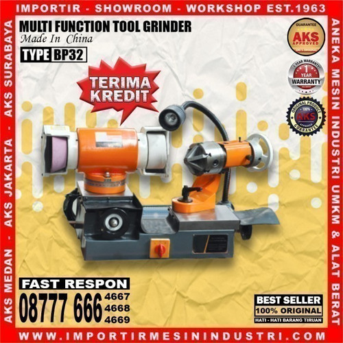 Mesin Gerinda Tool Grinder Besi Logam Multi Function Machine AKS-BP32