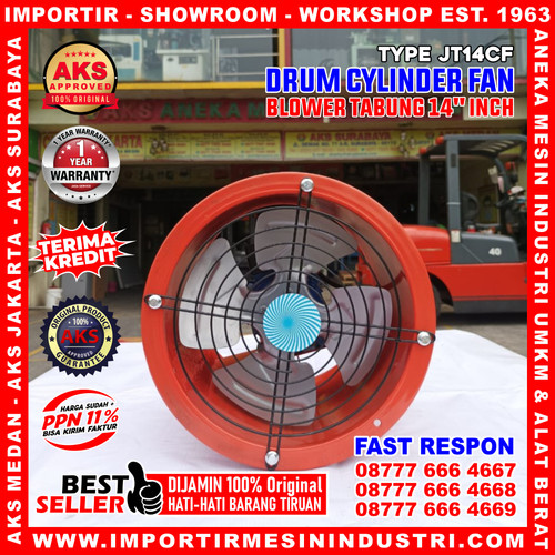 Drum Fan Blower / Kipas 14 Inch / Cylinder Blower - JT14CF