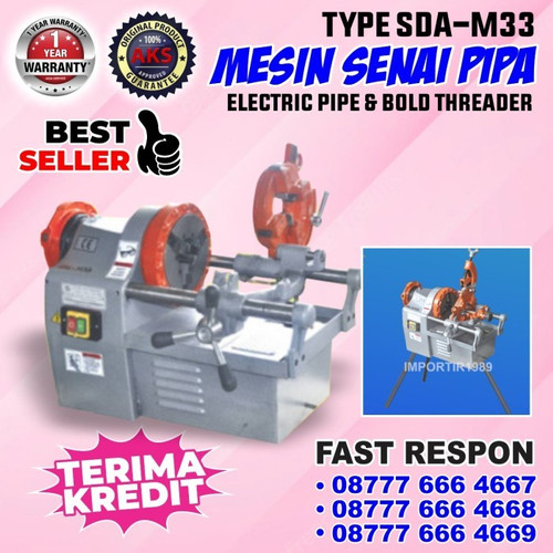 MESIN SENAI PIPA / ELECTRIC PIPE THEADING AKS - SDAM33