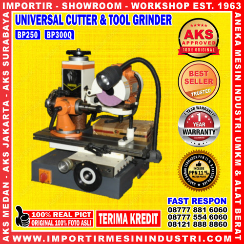 Universal Mch Cutter & Tool Mesin Gerinda Besi Logam Bubut Asah BP300Q