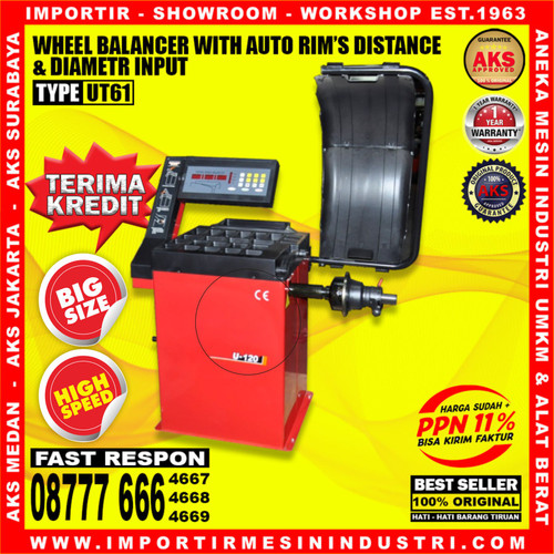 Mesin Balancing Ban / Wheel Balancer Mobil 370 Watt | AKS - UT61