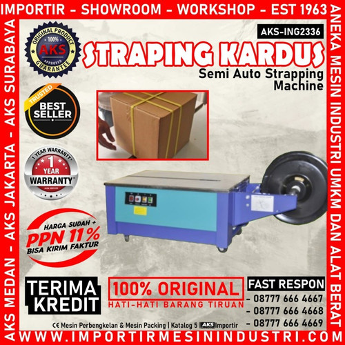 Mesin Strapping Kardus Mesin Ikat Dus / Mesin Packing Kardus / Box