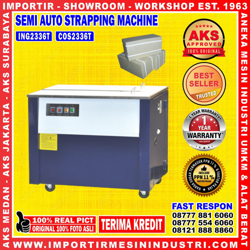 Mesin Strapping Machine Untuk Packing segala kardus AKS - ING2336T INV