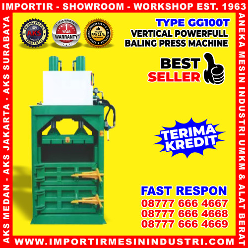 New Original Machine Baling Press Vertical Powerfull 100 Ton - GG100T