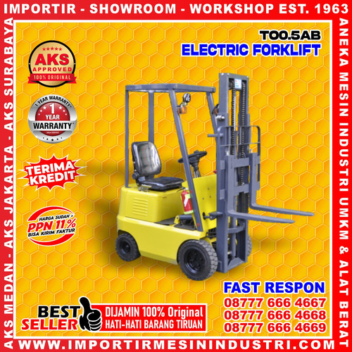 BARU Alat Angkut Elektrik - Electric Forklift 500 Kg TO0.5AB