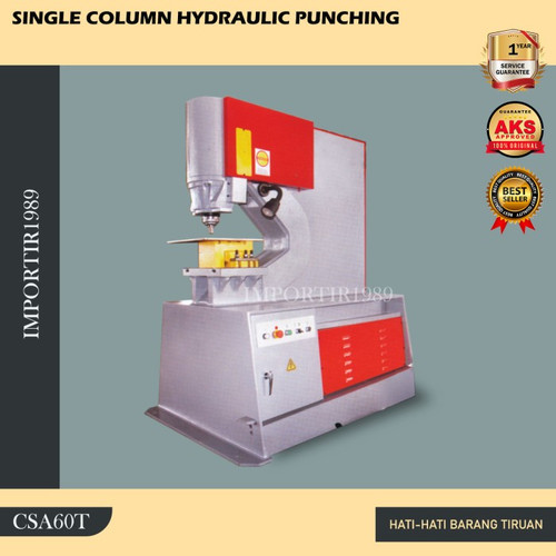 Mesin Press Besi Potong Cylinder Stroke 80 mm - Hydraulic AKS CSA60T