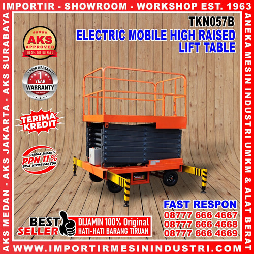 Tangga Elektrik Model Gunting Kapasitas 500 Kg 7 Meter AKS - TKN057B