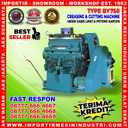 Machine Stamping & Cutting Mesin Garis & Potong Karton 10 Kw