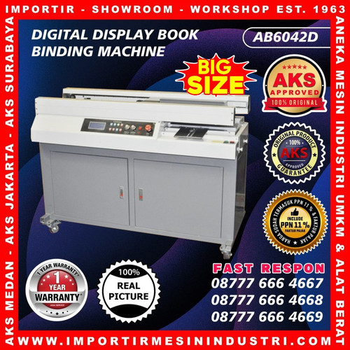 Mesin Double Track Digital Display Book Machine 42 x 6 cm 450 Book/h