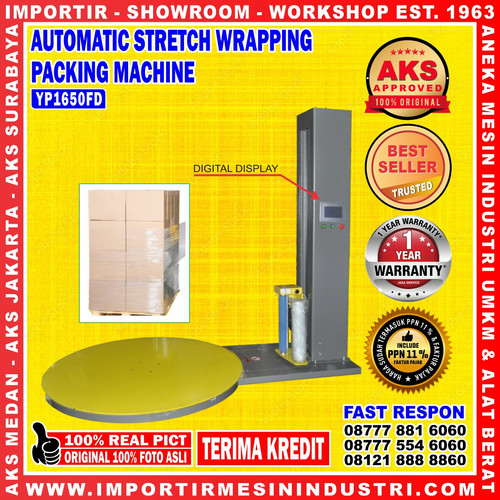 Standart Strech Wrapper Mesin Packing 12 Rpm 165 cm | AKS - YP1650FD