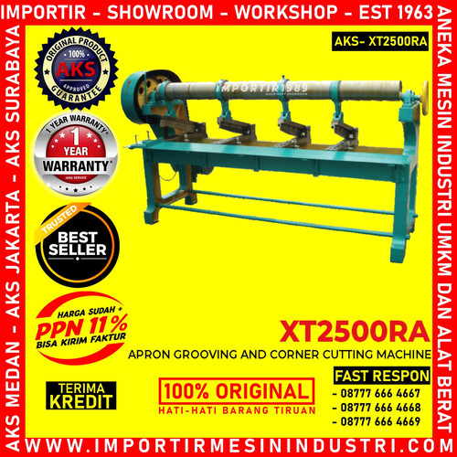 Alat Mesin Potong Karton Model Roda Atas 250 cm 2.2 kW - XT2500RA