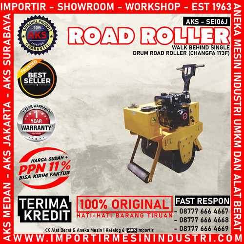 Pemadat Jalan Apal Road Roller Vibratory 2 Ton AKS - SE106J