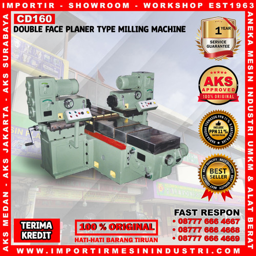 CD160 Mesin Miling - Milling Double Face Planner Max Travel 800 mm AKS