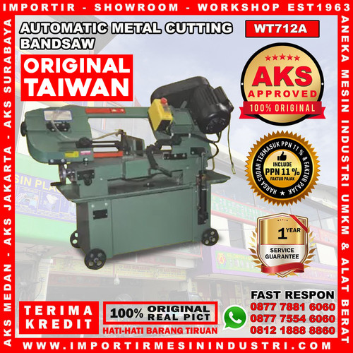 Cutting Bandsaw Mesin Potong Besi Otomatis AKS-WT712A