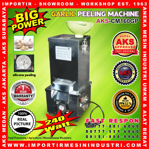 Mesin Kupas Bawang Putih AKS-CM160GP Garlic Peeling Machine