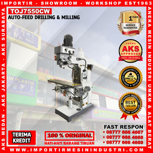 Drilling Milling Machine - Mesin Bor Duduk 50 mm 1,3 Kw TOJ7550CW