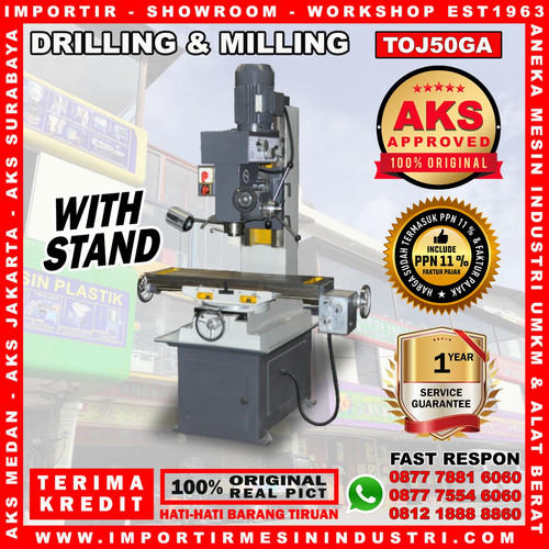 Machine Drilling Milling 380 V Mesin Bor Dudukan - TOJ50GA