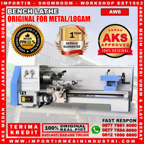 Mesin Bubut Bench Lathe 200 x 430 mm AKS - AW8 Promo