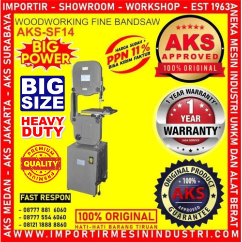 Potong Kayu Benso Woodworking Fine Bandsaw SF14