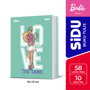 SiDU Buku Tulis Barbie 58 Lembar - 10 Buku SDU EB 58 BB