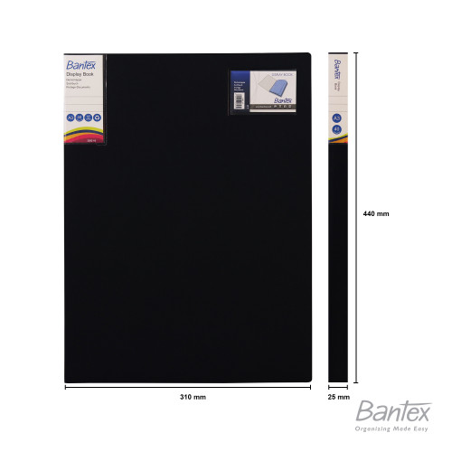 Bantex Display Book A3 Potrait Clear Holder 40 Pockets - 3363