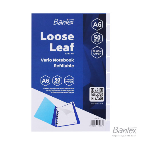 Bantex Refillable Loose Leaf Paper Vario Notebook