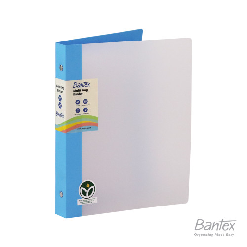 Bantex Bi-Colour New Trendy Multi Ring Binder A5 20 Ring - 3524