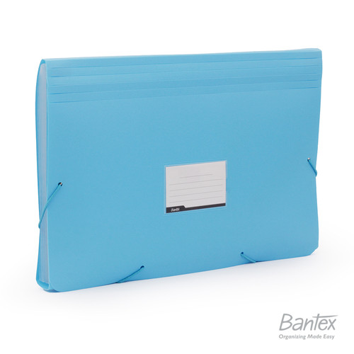 Bantex Pastel Colour Expanding File PP Folio/F4 - 3601