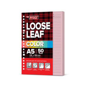 BigBoss Loose Leaf 50 A5 Pink