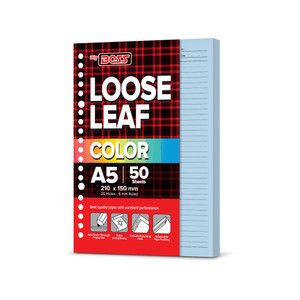 BigBoss Loose Leaf 50 A5 Biru