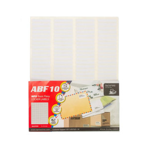 APLI Basic Flexy (ABF) White Labels 5 X 34MM 1160 unit #AF990+P