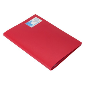 Bantex Display Book 20 Pockets Folio Red #3183 09+P