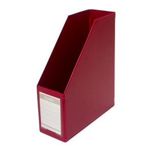 Bantex Magazine File (Box File) A4 10cm Maroon #4012 14+P