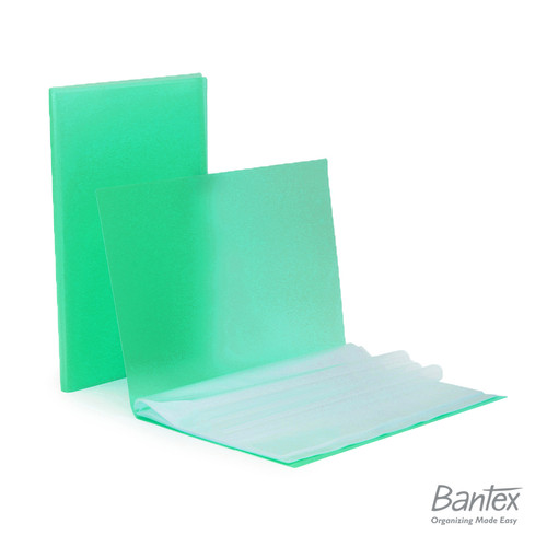 Bantex Trendy Display Book Folio F4 20 Pocket Grass Green 3393 15