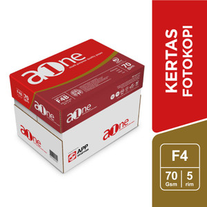 AONE Kertas HVS 70 GSM F4 1 Boks = 5 Rim - AONE PC 70 F4