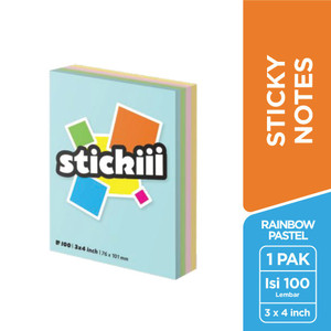 Stickiii Sticky Notes Rainbow Pastel - STI SNTIT 81M S