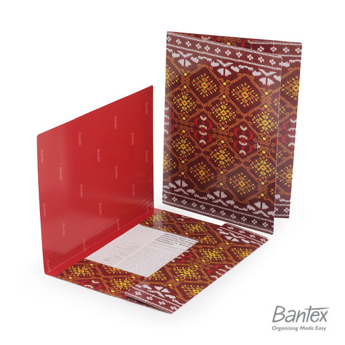 Bantex Carboard Document File Batik Endek Bali – Flora 3455 53