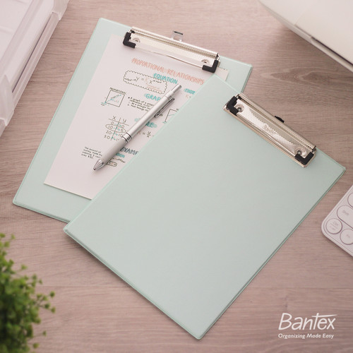 Bantex Clipboard / Papan Jalan / Papan Ujian A5 Cool Aqua 4206 76