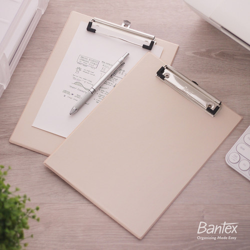 Bantex Clipboard / Papan Jalan / Papan Ujian A5 Peach 4206 45