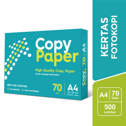 Copy Paper Kertas Fotocopy 70 GSM A4 per RIM - CPB PC 70 A4