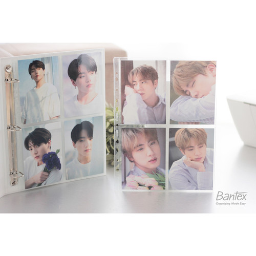 Bantex Collector Sleeve A4 Photocard 4P Clear 2153 08