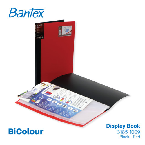 Bantex BICOLOUR Display Book Folio 40 Pocket 3185