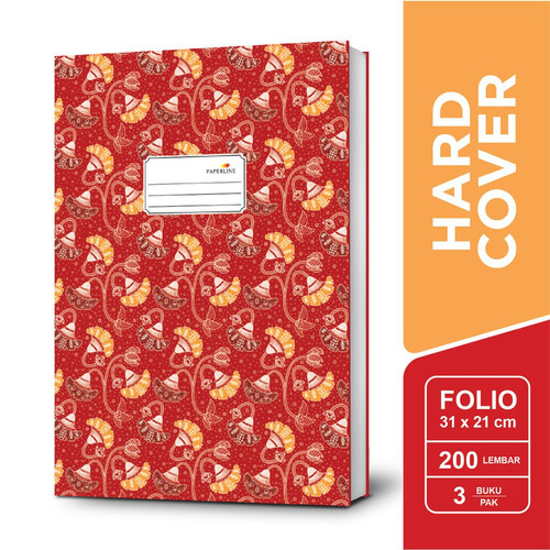 Paperline Hard Cover Book 310 x 210mm Folio PGG HC 200 F