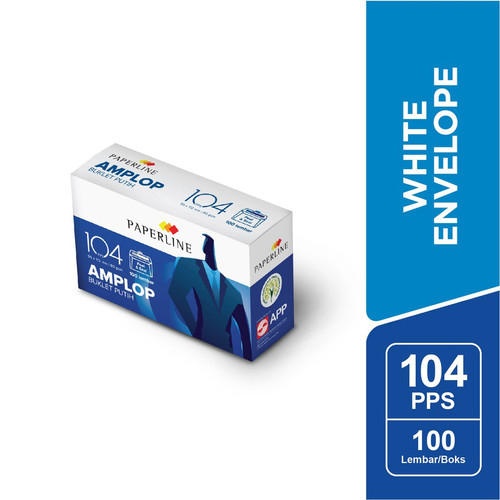 Paperline Amplop 95 X 152mm 80gsm White PPL EV 104 PPS