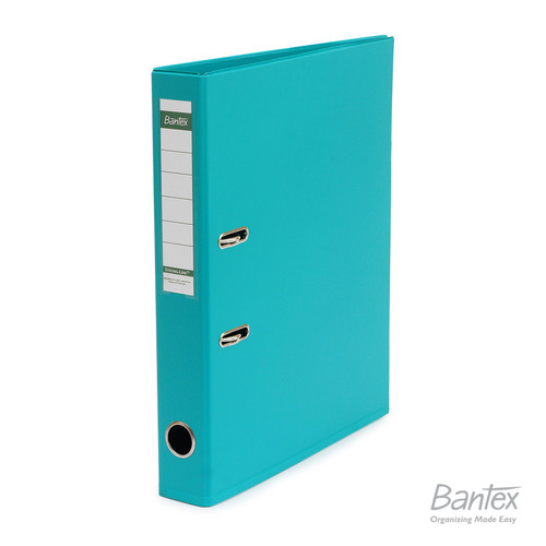 Bantex Ordner Folio 5 cm PVC Lever Arch File Turquoise #1466V22