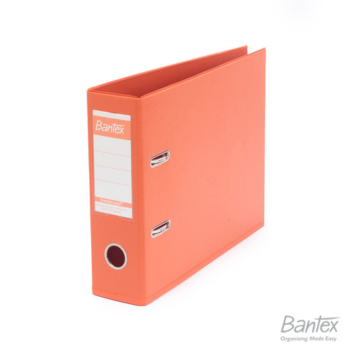 Bantex Ordner Kwitansi/A5 7cm Plastic Lever Arch File Orange #1452 12