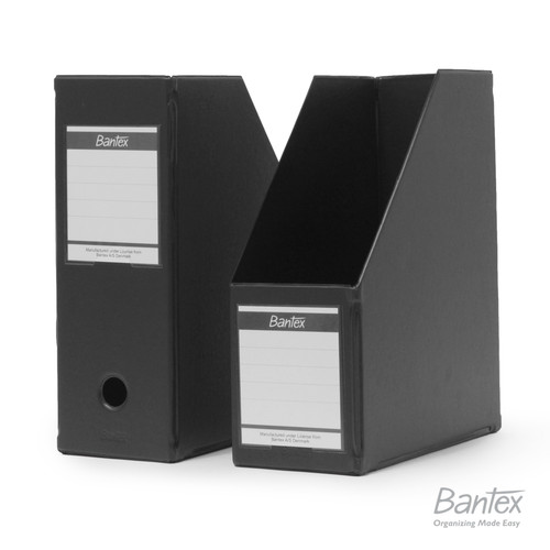 Bantex Box File Magazine File Extra Jumbo A4 Black #4022 10