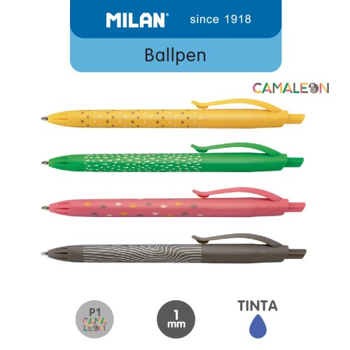 Milan Ballpen Blue P1 Chameleon 1mm (1 Pcs) #17657291